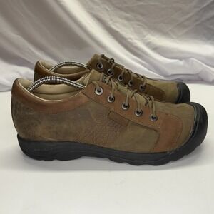 Keen Austin SPD Pedal Shoes Men's US 11.5 EU 45 Leather Cycling Brown